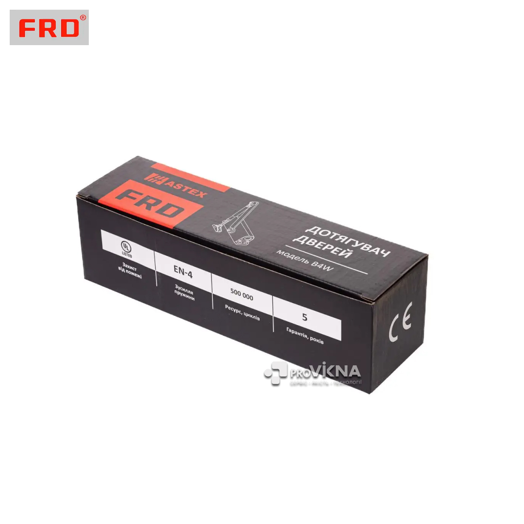 Дотягувач дверний FRD B4W 1500 Антрацит (65-85 кг – 1100мм) RAL 7016